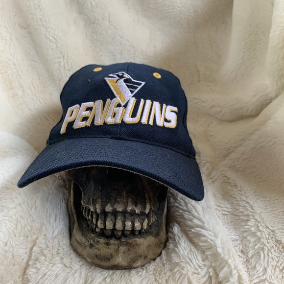 VTG Pittsburgh Penguins Logo Athletics Ball Cap Snap Back  90s‎ - Picture 1 of 9